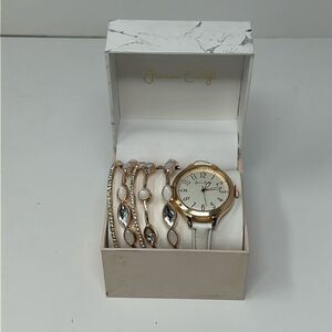 Brand new Jessica Carlyle Women's Watch and Bracelet Set